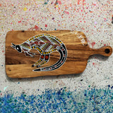 Kangaroo Aboriginal Art Serving Platter | Aboriginal Dot Art Paintings Australia | Jabaljarri Arts & Merchandise
