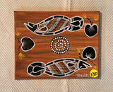Barramundi and Water Lilies