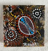 Fresh Water Tortoise Aboriginal Dot Art Australia | Aboriginal Dot Art Painting | Australian Aboriginal Dot Painting | Aboriginal Dot Art | Jabaljarri Arts & Merchandise